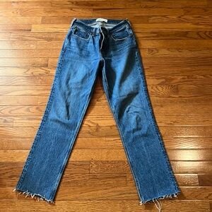 NWOT Abercrombie and Fitch the 90s straight midrise curve love